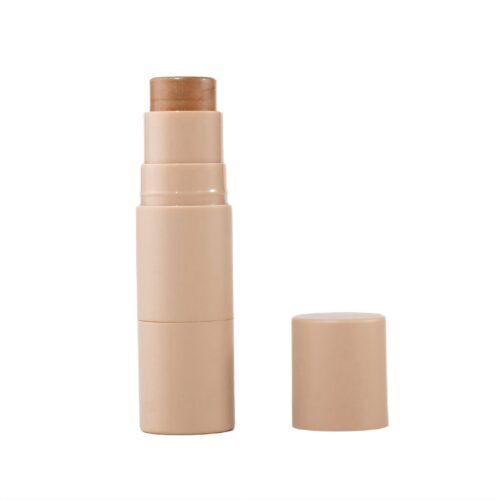 Double-ended cream highlighter stick-beige